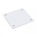 Tapa de caja universal blanca para mecanismos