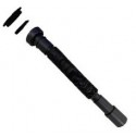 Tubo negro extensible 30-80cm.-11/4 y 11/2