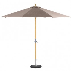 Parasol bambú 3 metros topo