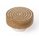 Pomo madera blanco 40mm 2uds