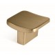 Pomo latón satinado 32mm 2uds