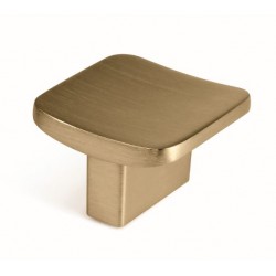 Pomo latón satinado 32mm 2uds