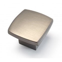 Pomo inox mate 25x25 4uds