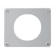 Remate de pared redondo de PVC