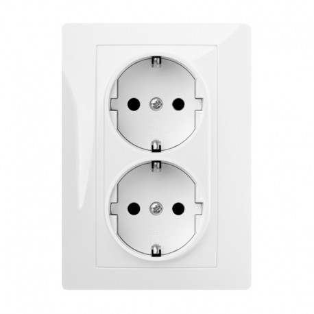 Base enchufe eléctr. doble TT Habitat-15