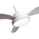 Ventilador de techo DC con luz led + mando Ø120cm Hayate