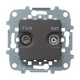 Toma intermedia R-TV-SAT empotrable blanca Zenit