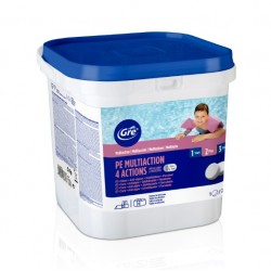 Cloro 4 efectos sin sulfato de cobre 5kg