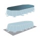 Piscina desmontable ovalada Prisma Frame Intex 610x305x122cm