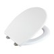 Tapa para inodoro WC de duroplast blanca Vorno Neo