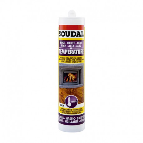 Masilla refractaria antracita cartucho 300ml