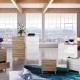 Sinfonier de 5 cajones blanco Loft