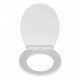 Tapa para inodoro WC de polipropileno blanca Kos
