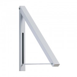 Perchero de pared plegable blanco