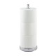 Portarrollos reserva acero inox. 14x35cm