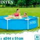 Piscina desmontable redonda Metal Frame Intex