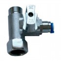 Llave corte entrada 1/4x3/8x3/8