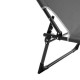 Tumbona-cama plegable de texalina/metal gris para playa