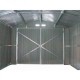 Garaje de metal Durham gris 480x320x235cm 15,36m2