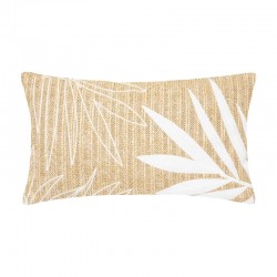 Cojín decorativo de flores dorado/blanco 30x50cm Homaa