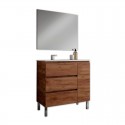 Mueble de baño Kotor tabaco 100cm
