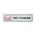 Cartel de No Fumar 163x45cm