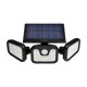 Aplique solar LED orientable con sensor 5,92W 650lm 6500K