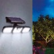 Aplique solar LED orientable con sensor 5,92W 650lm 6500K
