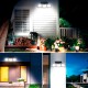 Aplique solar LED orientable con sensor 5,92W 650lm 6500K