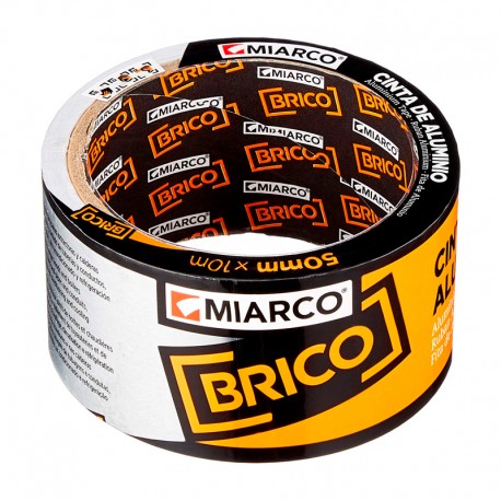 Cinta de aluminio plata 50mmx10m Miarco