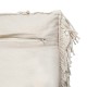 Cojín macramé marfil 30x50cm