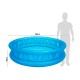 Piscina infantil hinchable de aros azules 188x46cm