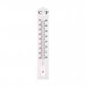 Termómetro exterior de plástico blanco 40cm