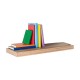 Estante tamborado de madera HD-4 80x25cm