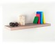 Estante tamborado de madera HD-4 80x25cm