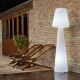 Lámpara exterior polietileno blanco Lola