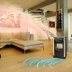 Estufa de gas llama real Manhattan