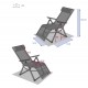 Sillón multiposiciones pizarra
