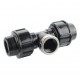 Te rosca hembra 32mmx1" c/refuerzo inox.