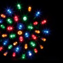 Guirnalda de luces navideñas multicolor interior y exterior 17,9m