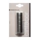 Terminal cilíndrico de metal plata 22mm TD22