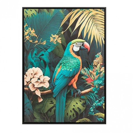 Cuadro lienzo loro 50x70cm