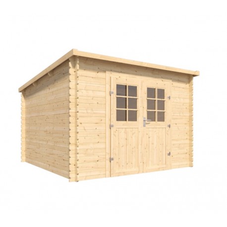 Cobertizo de madera Vallo 308x305x205cm 7,5m2