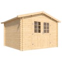 Cobertizo de madera Vallo 310x302x226cm 7,5m2