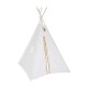 Tipi de algodón/poliéster beige para niños Safari