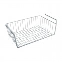 Cesto de acero cromado para armario de cocina 40x26x14cm