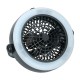 Lámpara con ventilador 3xAA 19,5cm para camping
