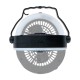 Lámpara con ventilador 3xAA 19,5cm para camping