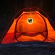 Lámpara con ventilador 3xAA 19,5cm para camping