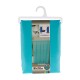 Cortina de poliéster verde agua para baño 180x200cm